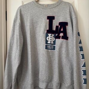 Urban Outfitters Gray LA Oakland Hornets Sweatshirt